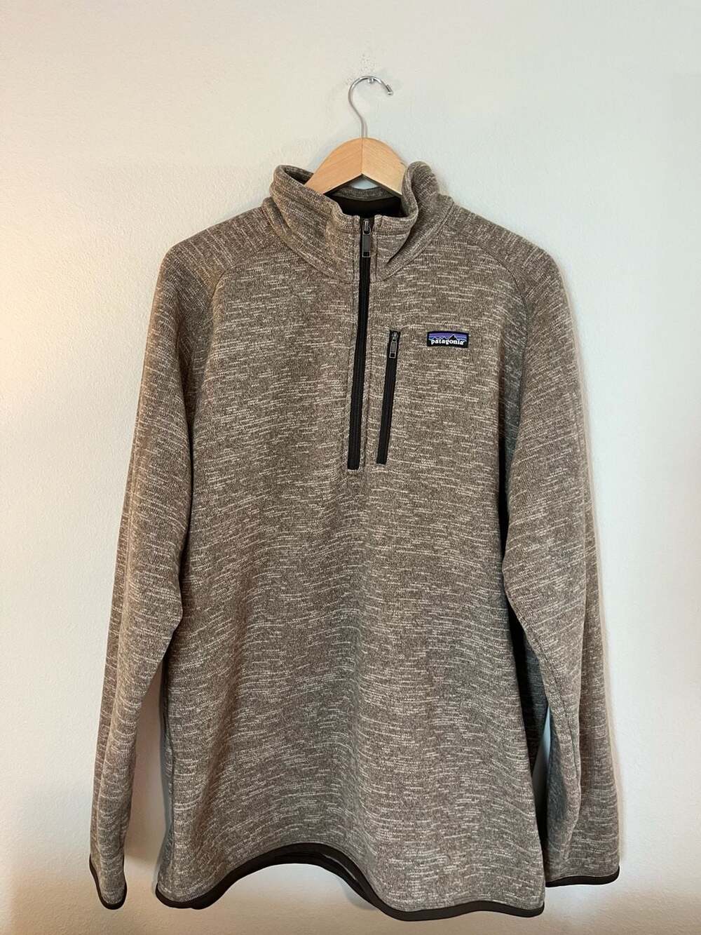 Patagonia Better Sweater,2X Chocolate Brown 1/4-Zip Fleece Pullover,Fall Sweater